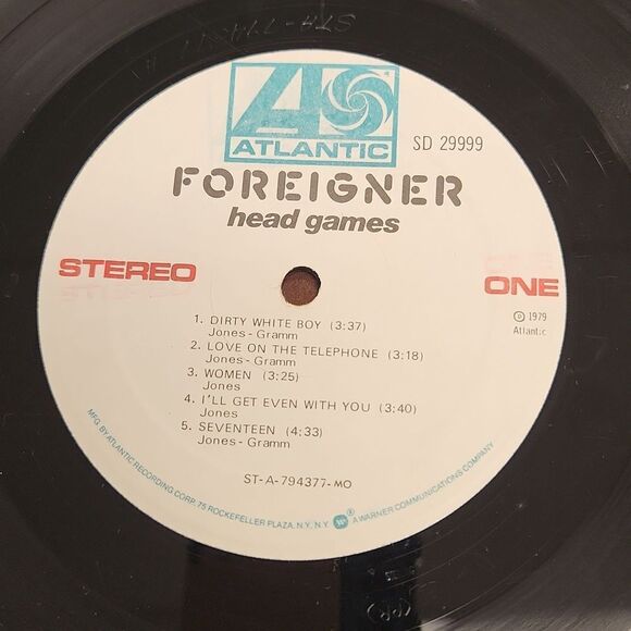 Foreigner Head Games 1979 Vinyl Record - Picture 5 of 7
